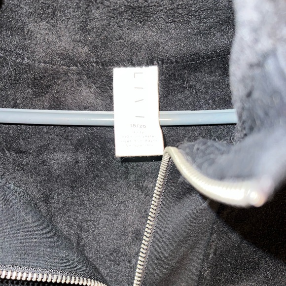 Lane Bryant Pull-Over Super Soft Fleece by Livi Active sz 18/20 in Black - Picture 6 of 6